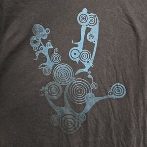 NWT Tribal Print Vintage Wash T-shirt Men's XL